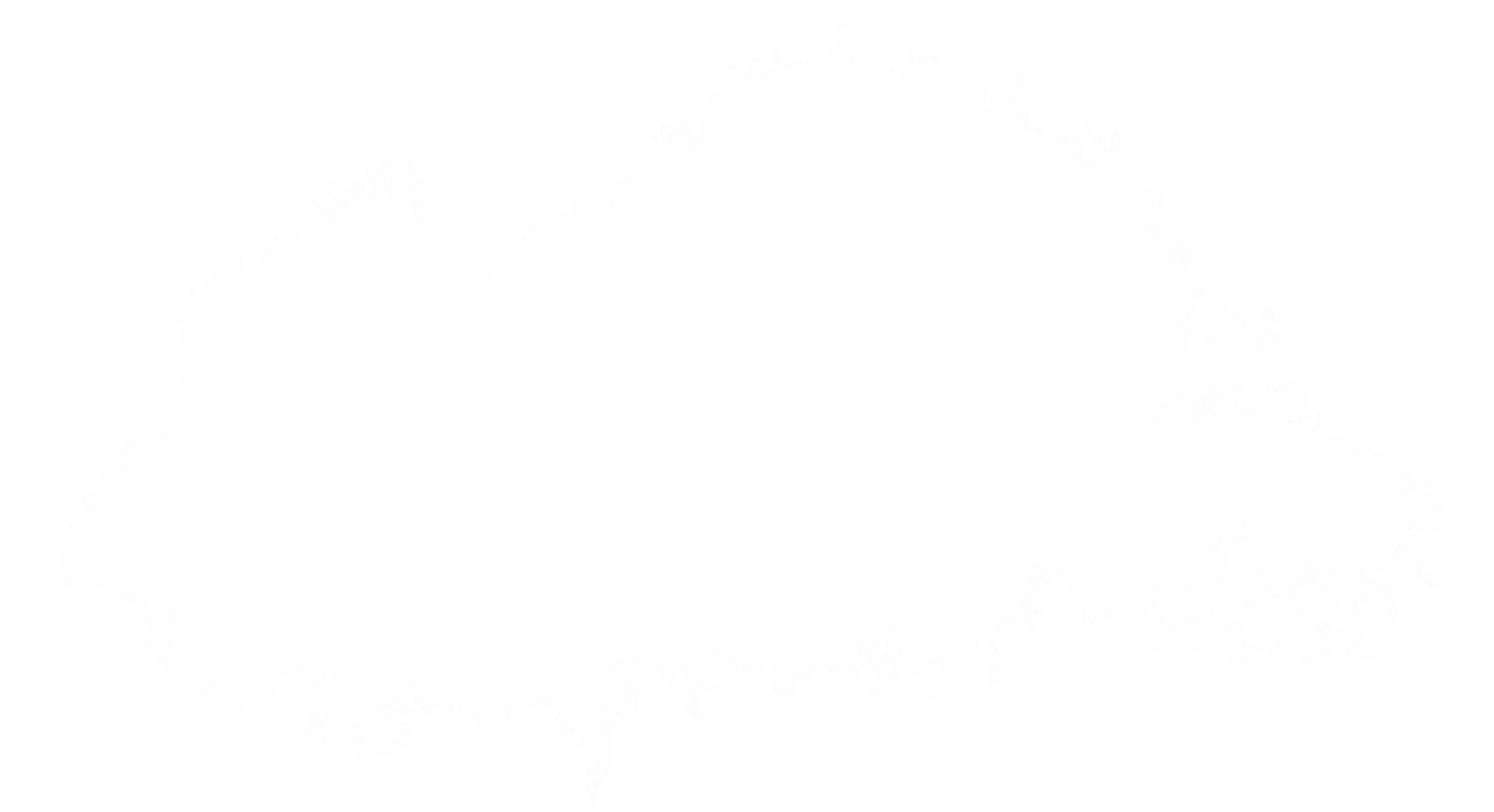 White cloud shape with irregular, jagged edges on a transparent background.